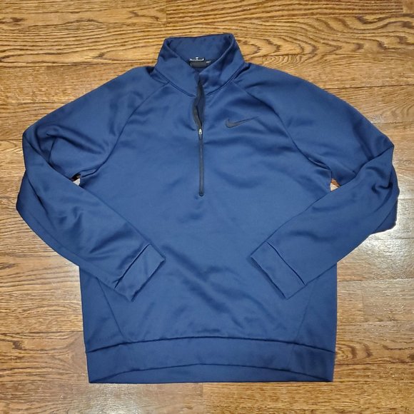Nike Dri-Fit quarter-zip in Navy Blue - Picture 1 of 4